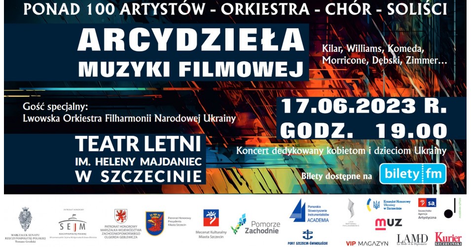Arcydzieła Muzyki Filmowej - koncert dedykowany Kobietom i Dzieciom Ukrainy