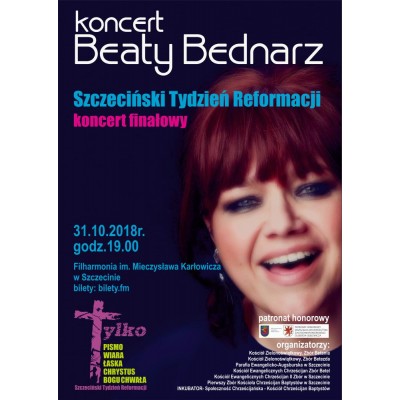 Beata Bednarz z zespołem - Finałowy Koncert Szczecińskiego Tygodnia Reformacji
