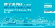 Twister boat party