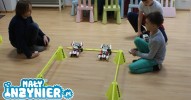 Wyścigi robotów w Technoparku Pomerania